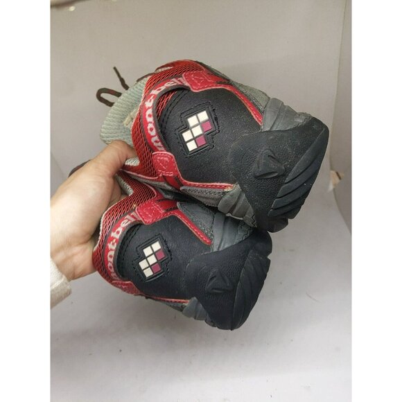 Mont.Bell Gore Tex Hiking Boots Shoes Red/ Gray Size KOR 250 - Picture 6 of 9
